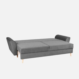Heze Furniture Sendi 3 Seater Sofa Bed With Storage - Grey - thumbnail 3