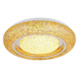Luminosa Lighting Luminosa Rada Decorative Flush Ceiling Light White Led 3000K