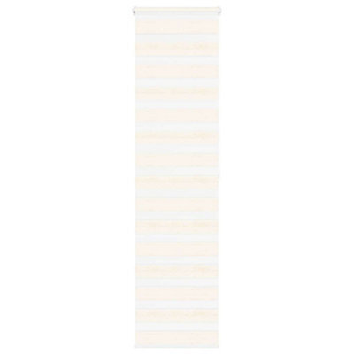 Berkfield Zebra Blind Marble Beige 60X200 Cm Fabric Width 55.9 Cm Polyester - image 1