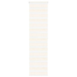 Berkfield Zebra Blind Marble Beige 60X200 Cm Fabric Width 55.9 Cm Polyester
