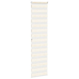 Berkfield Zebra Blind Marble Beige 60X200 Cm Fabric Width 55.9 Cm Polyester - thumbnail 4