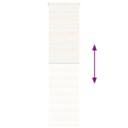 Berkfield Zebra Blind Marble Beige 60X200 Cm Fabric Width 55.9 Cm Polyester - thumbnail 5