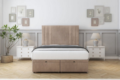 "Comfort The Foxy Mink Naples Ottoman Bed Base With 26"" Strutted Headboard 3' Single" - image 1