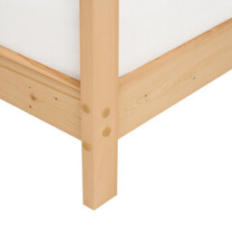 Beliani Kids Bed House Pine Wood Orlu 90 X 200 Cm (Eu Single) Light Brown - thumbnail 5