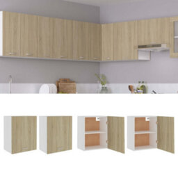 Vidaxl Hanging Cabinet Lyons 2 Pcs Sonoma Oak 50X31X60 Cm Engineered Wood - thumbnail 1