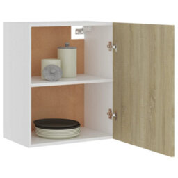 Vidaxl Hanging Cabinet Lyons 2 Pcs Sonoma Oak 50X31X60 Cm Engineered Wood - thumbnail 4