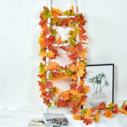 Home Decor Simulation Rose Artificial Flower Vine Flower In Rattan Silk Wisteria Garland Hanging Rattan For Wedding - thumbnail 4