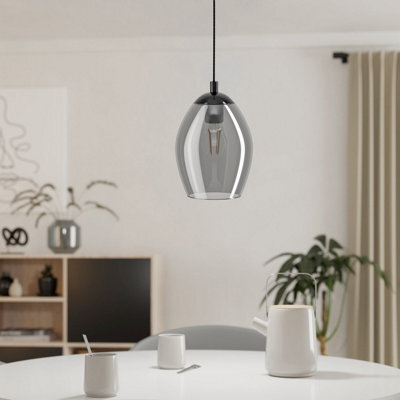 Eglo Estanys Pendant Light - Modern Vaporised Glass - image 1