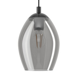 Eglo Estanys Pendant Light - Modern Vaporised Glass - thumbnail 3
