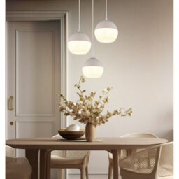 Luminosa Lighting Luminosa Ragusa Cluster Pendant Ceiling Light Matt Sand 3X E27 - thumbnail 2