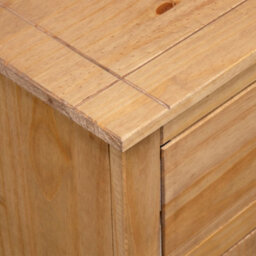 Walplus Sideboard 93X40X80 Cm Solid Pinewood Panama Range - thumbnail 8