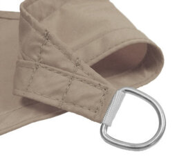 Kookaburra 3.6M Triangle Waterproof Mushroom Garden Patio Sun Shade Sail Canopy 98% Uv Block With Free Rope - thumbnail 3