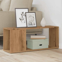 Berkfield Tv Cabinet Artisan Oak 80X24X32Cm Engineered Wood - thumbnail 3