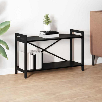 Berkfield Bookcase Black Oak 80 X 30 X 48.5 Cm Engineered Wood - image 1