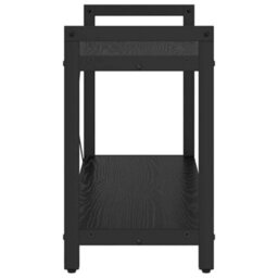 Berkfield Bookcase Black Oak 80 X 30 X 48.5 Cm Engineered Wood - thumbnail 6