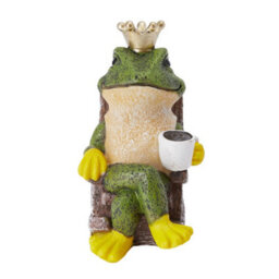 Darphe Crown Frog Prince Resin Figurine For Desktop Decoration - thumbnail 4