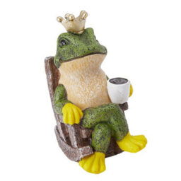 Darphe Crown Frog Prince Resin Figurine For Desktop Decoration - thumbnail 2