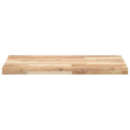 Berkfield Bathroom Vanity Top Untreated 160X50X4 Cm Solid Wood Acacia - thumbnail 3