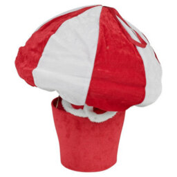 Urbn-Living Urbnliving Santa In Basket 90Cm Red & White Pop Up Hot Air Balloon Christmas Xmas Decoration Ornament - thumbnail 6