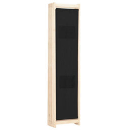 Walplus Black Fabric 6 Panel Room Divider 240 By 170 By 4 Centimetres - thumbnail 4