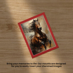 Ak Frames 12X16 Crimson Picture Mounts To Fit A4 Aperture Size - Mount Board Only (No Frame Included) - thumbnail 5