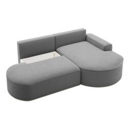 Corner Sofa Parma Pro Ball Has Sleep Function Brown Right Side - thumbnail 3