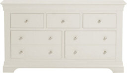 Seconique Bordeaux 3 + 2 Drawer Chest Ivory And Oak Fully Assembled - thumbnail 4