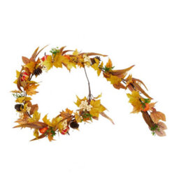 Thehotsale 180Cm Length Garland Halloween Pumpkin Artificial Garland Decoration - thumbnail 3