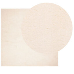 Walplus Rug Huarte Short Pile Soft And Washable Beige 200X200 Cm - thumbnail 3
