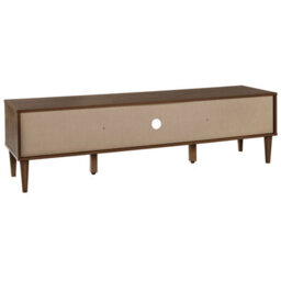 Beliani Retro Tv Stand Kayan Dark Brown - thumbnail 6
