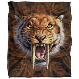Jq Licensing Jlo Silky Tiger Supersoft Blanket Multicoloured (One Size)