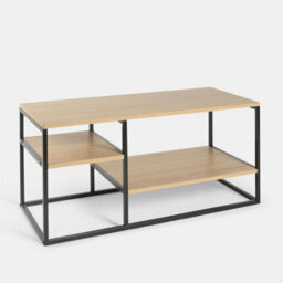Ohs Manhattan Wood Effect Tv Stand Entertainment Unit Shelf Storage - thumbnail 4