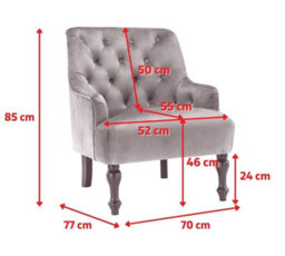 Velvet Sage Green Armchair Accent Chair - thumbnail 7