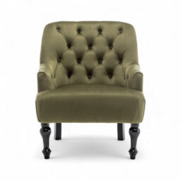 Velvet Sage Green Armchair Accent Chair - thumbnail 2