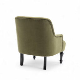 Velvet Sage Green Armchair Accent Chair - thumbnail 6