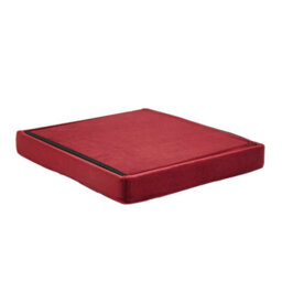 Coopers of Stortford Wine Velvet Multi-Use Foldable Footstool And Storage Box - thumbnail 2