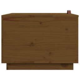 Berkfield Storage Boxes With Lids 3 Pcs Honey Brown Solid Wood Pine - thumbnail 8