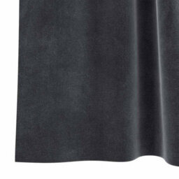 Berkfield Blackout Curtains With Hanging Loops 2 Pcs Dark Grey Velvet - thumbnail 6