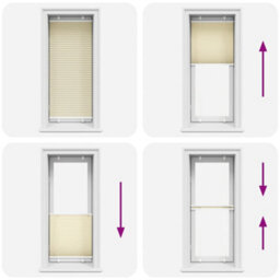 Berkfield Modern Pleated Blind Cream 60X150 Cm Fabric Width 59.4 Cm Polyester - thumbnail 5