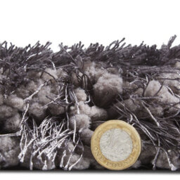 Dark Grey Handmade Modern Plain Shaggy Easy To Clean Rug For Bed Room Living Room And Dining Room-120Cm X 170Cm - thumbnail 2