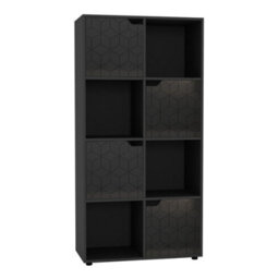 Urbn-Living 8-Cube Shelving Unit With Geo Doors - thumbnail 2