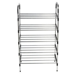 5 Tier Metal Shoes Rack Storage Organiser Stand - thumbnail 1