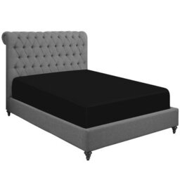 Pamposh 4 Pcs King Size Duvet Cover Sets With Matching Black King Size Fitted Sheets Premium Microfibre Reversible Bedding Set - thumbnail 2