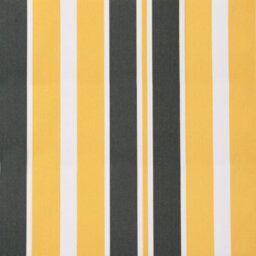 Primrose Awnings Replacement Yellow And Grey Cover For 5.0M X 3M Includes Valance