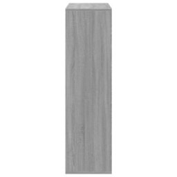 Berkfield Room Divider Bookcase Grey Sonoma 69.5X29X103.5 Cm Engineered Wood - thumbnail 6