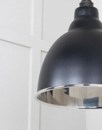 From the Anvil Smooth Nickel Brindley Pendant In Elan Black - thumbnail 6