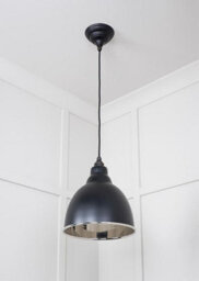 From the Anvil Smooth Nickel Brindley Pendant In Elan Black - thumbnail 5