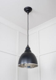 From the Anvil Smooth Nickel Brindley Pendant In Elan Black - thumbnail 4