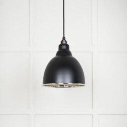 From the Anvil Smooth Nickel Brindley Pendant In Elan Black - thumbnail 3