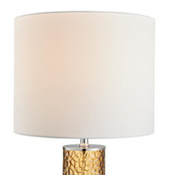 Furniturebox Uk Amber Orange Glass Table Lamp - thumbnail 6